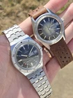 Vintage Rare 1979 Timex Q Diver + Timex Q Faceted Crystal