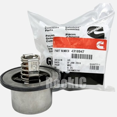 NEW Thermostat 180° 4318197 for Cummins Engine ISX N14 L10 4973373 3335550 US