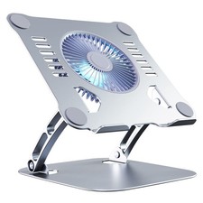 Laptop Cooling Stand with 3 Speed Fan, Adjustable Height Laptop Stand for Des...