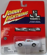 2001 Johnny Lightning "JL Collection" 1987 Aston Martin  - White