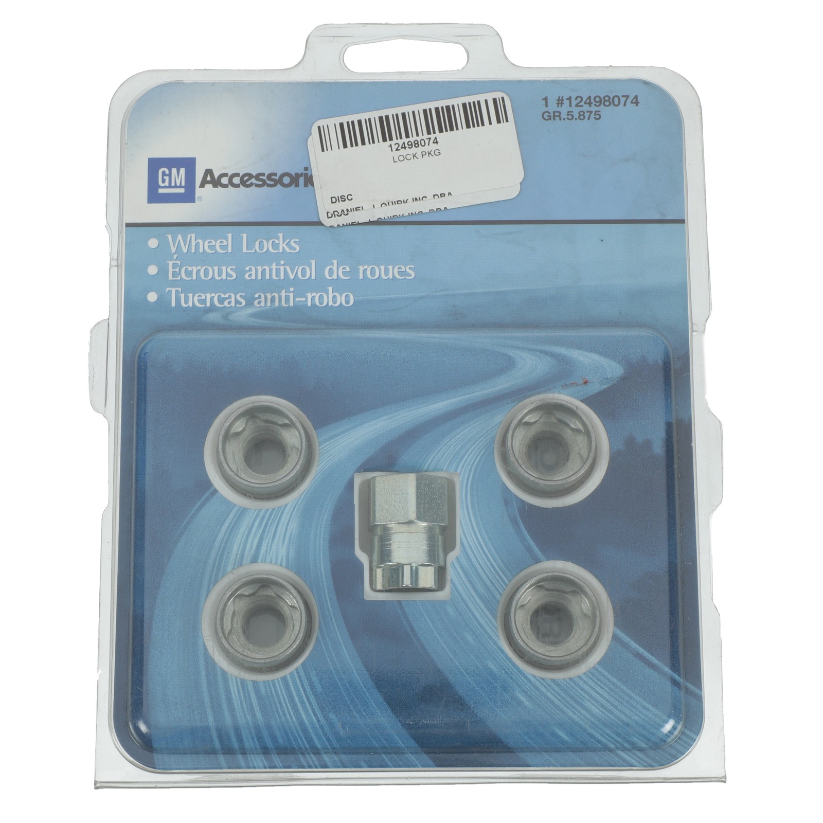 Kit de tuercas de bloqueo para ruedas de Buick/Cadillac/Chevrolet/GMC 1988-2012 (N/P 12498074)