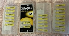 Lot of 4 Duracell Activair Size 10 Hearing Aid Batteries and 1 Kirkland Battery