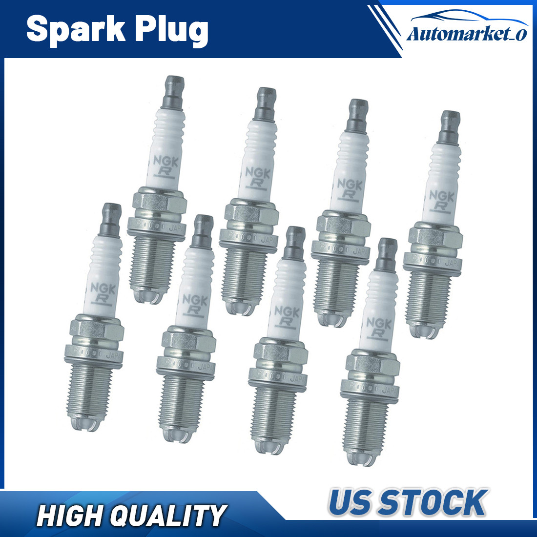 NGK 8pcs Spark Plug for BMW 540i 1998 1999 2000 2001 2002 2003