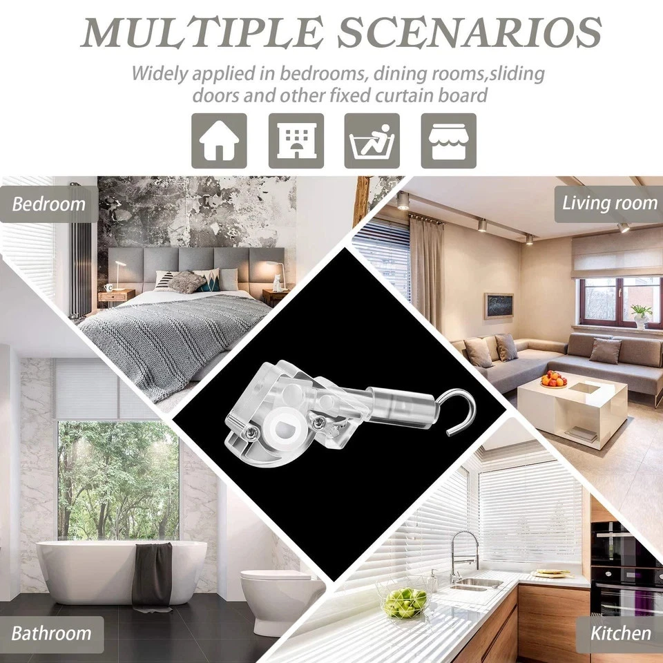 4 Pieces Blind Wand Tilt Control Wand Tilter for 1 Inch Mini Blind Head Rail Bli - Image 3 of 4