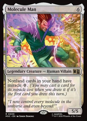 Magic/MTG Molecule Man MSC-9 Rare Deutsch NM