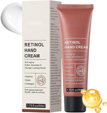 Retinol Anti-Aging Hand Cream for Women - Repairing Moisturizer for Dry Cracked
