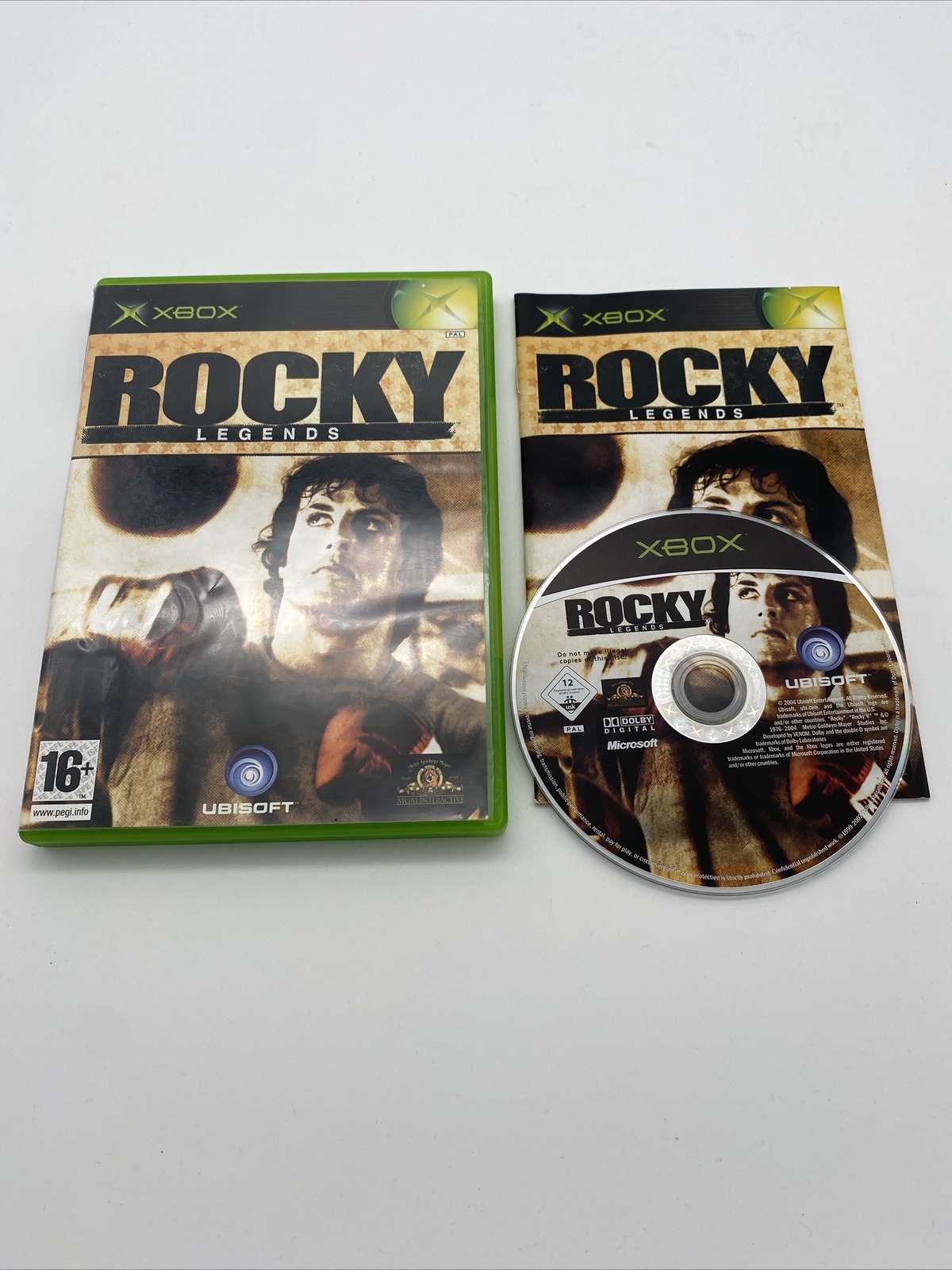ROCKY LEGENDS : JEU Microsoft XBOX 1ère génération ( boxe COMPLET )