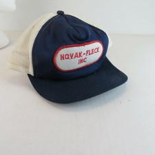 VTG Snapback Patch Mesh Trucker Hat Cap - Novak-Fleck Inc Homebuilders