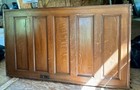 48 inch pocket door from 1900s with top wooden trim piece — photo 6