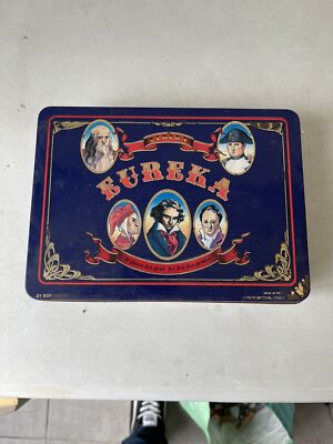 EUREKA The Game of Genes International Team Tin Box 1987 PERFECT Heureka