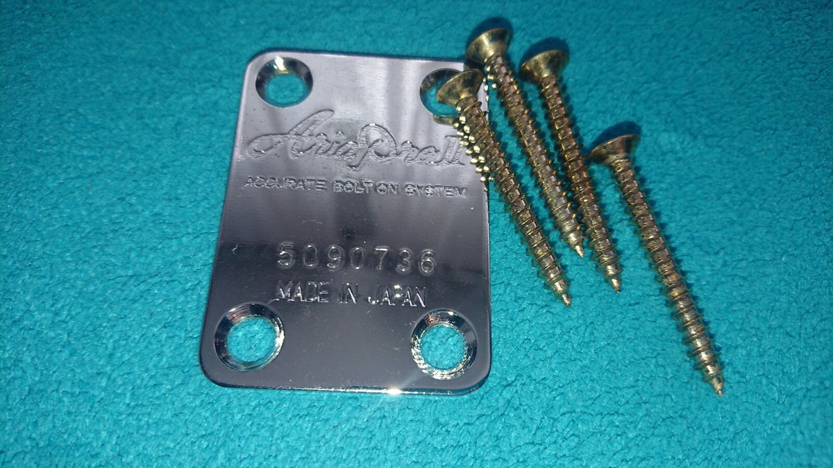 Aria Pro II neckplate, Made in Japan Matsumoku (1985, September
