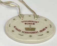 Longaberger Basket 1995 Sales Achievement Award Tie-on