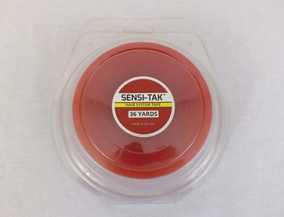 Walker Sensi-Tak Roll Tape 3/4'' x 36 Yard Red Liner Wig Hairpiece Tack PRIVATE