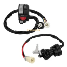 Start Stop Switch & Ignition Key Switch for Yamaha Warrior 350 YFM350X 1987-1995