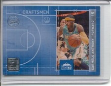2010-11 DONRUSS CRAFTSMEN PRESS PROOF #5 - CARMELO ANTHONY #ED 096/100