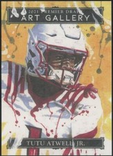 2021 SAGE Premier Draft High Series Tutu Atwell Rookie Art Gallery Insert RC