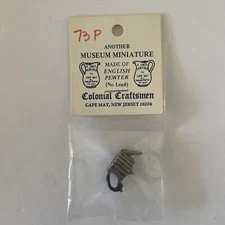 Another Museum Miniature Colonial Craftsmen English Pewter Teapot 1:12 Scale