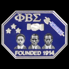 Phi Beta Sigma Fraternity Founders Lapel Pin-New!