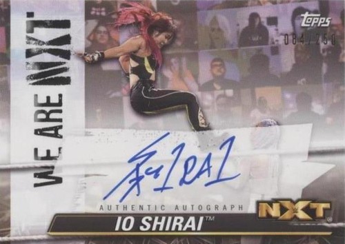 Io Shirai NXT Champion WWE NXT Topps 2021 Womens Division