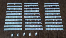 1:148 N Scale Gauge - White - 30 Fence Pack + 5 Gates Model Railway Scenery