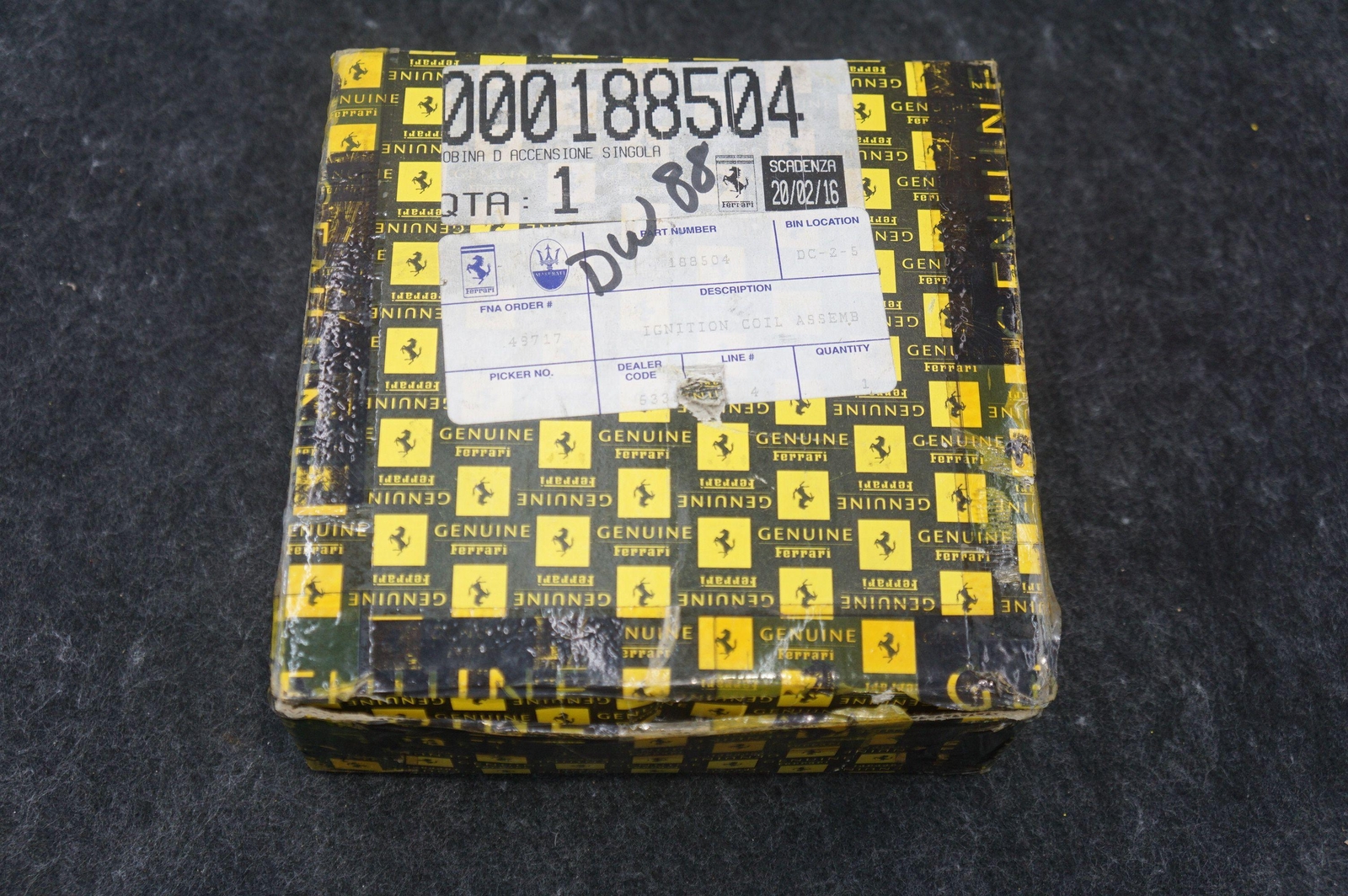 New Engine Ignition Coil OEM 188504 Ferrari F430 Challenge 2006