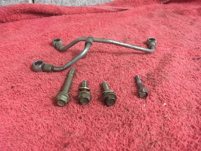 1984 HONDA GL1200 GOLDWING GL 1200 OEM MOTOR OIL LINES LINE w/ HARDWARE 