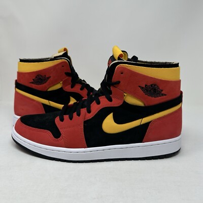 Nike Air Jordan 1 High Zoom CMFT Black Chile Red Yellow