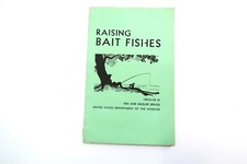 Livret vintage 1956 Raising Bait Fishes du département américain de l'Intérieur