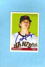 2009 Goudey Conor Gillaspie RC Rookie Autograph Hand Signed
