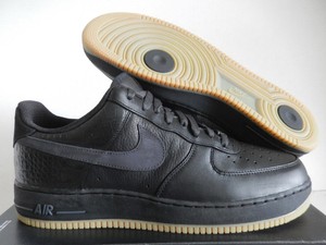 nike air force 1 gum black