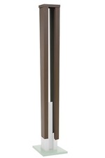Slotted Fence Post Trellis Topper Extender Brown Extend up to 2 feet
