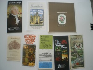 Vintage Florida, Georgia, DC, North Carolina Travel Brochures and Memorabilia