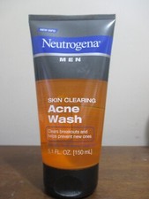 Neutrogena Men Skin Clearing Daily Acne Face Wash 5.1 oz