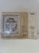 STITCHER'S SAMPLER Embroidery Needlepoint Kit by Creative Circle 0562 8”x10” NIP