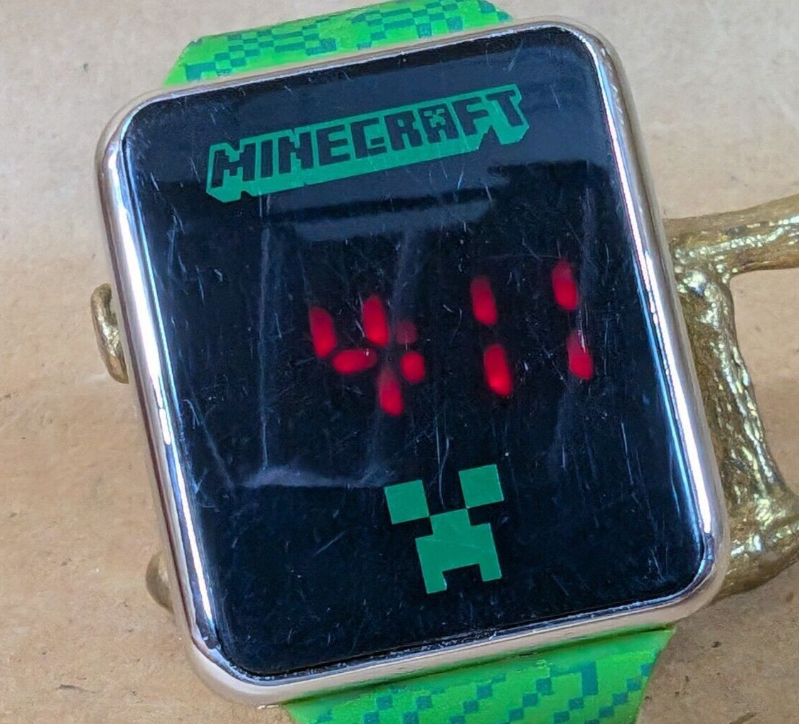 Minecraft Creeper Explosion LED Digital Wrist Wat… - image 1