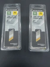 15ga 2 inch "DA" Style Huttig 2" Galvanized Finish Nails  2-Boxes! 2,000/ct