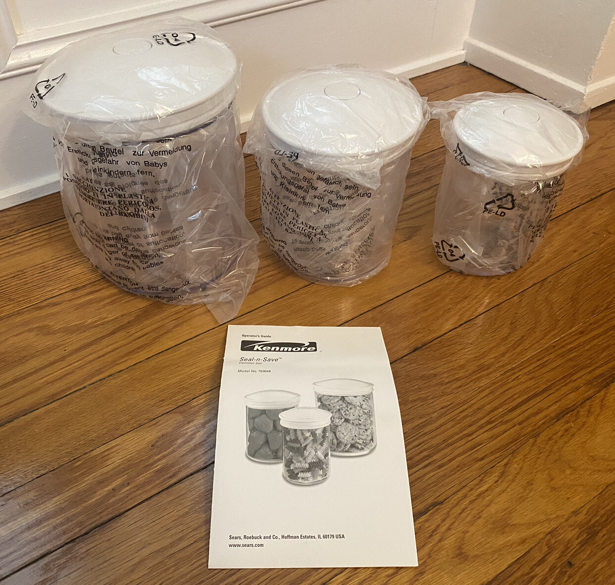 set of 3 kitchen prints – alfresco prints Images... Kenmore+Seal-N-Save+Canister+Set+of+3+69048 for sale online | eBay