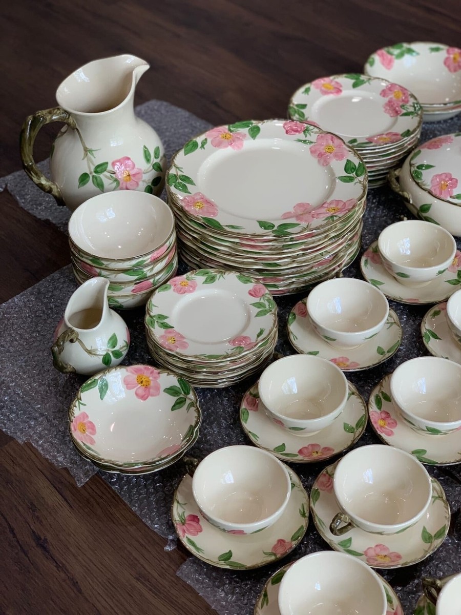 Franciscan Earthenware Desert Rose 75 Pc Set | eBay
