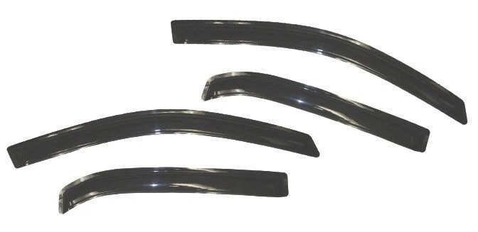 Viseras de ventana tintadas para Ford F250 F350 F450 Super Cab 23-25 extendidas 4 piezas Foto 2 de 2