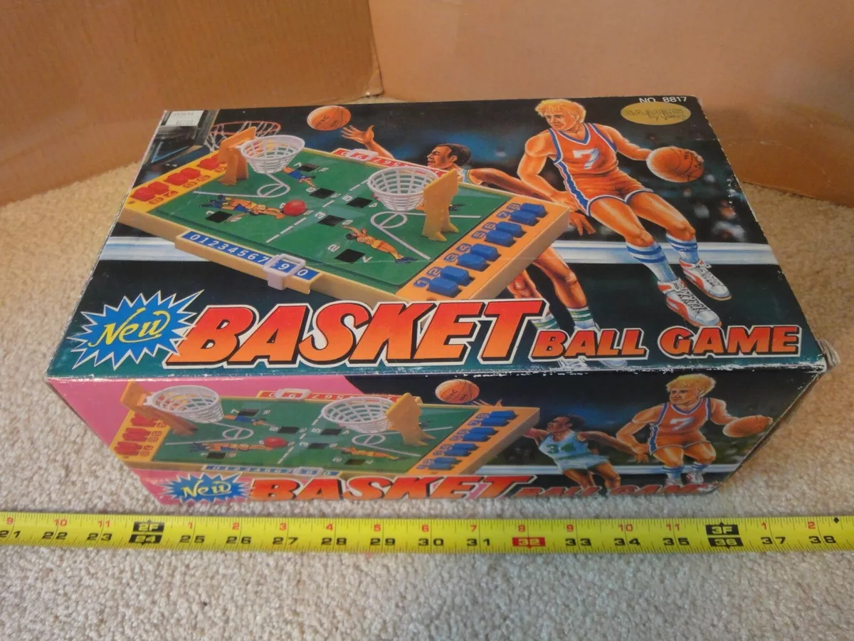 Vintage handheld, two player, miniature table top basketball game NO. 8817