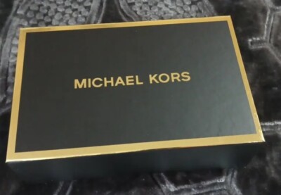 NEW Michael Kors Black/Gold Gift Box Empty) 9 display picture 1