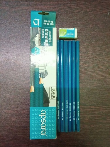 Apsara Assorted Drawing Pencil Hb 2b 4b 6b 8b 10b 6 Pencil Art Sketching Ebay Apsara Assorted Drawing Pencil Hb 2b 4b 6b 8b 10b 6 Pencil Art Sketching Ebay