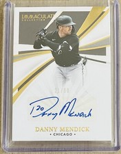 Danny Mendick 2021 Immaculate Autograph SP #49 
