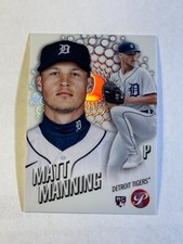 Matt Manning 2022 Topps Pristine Fresh Faces Rookie Card RC #FF-8 Tigers