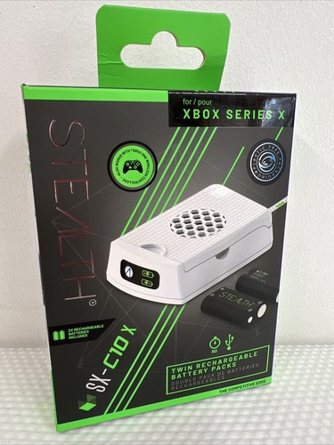Xbox Series X Controller Battery Packs Twin Rechargeable Stealth SX-C10X White - 第 1/3 張圖片
