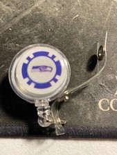 Seattle Seahawks retractable badge holder