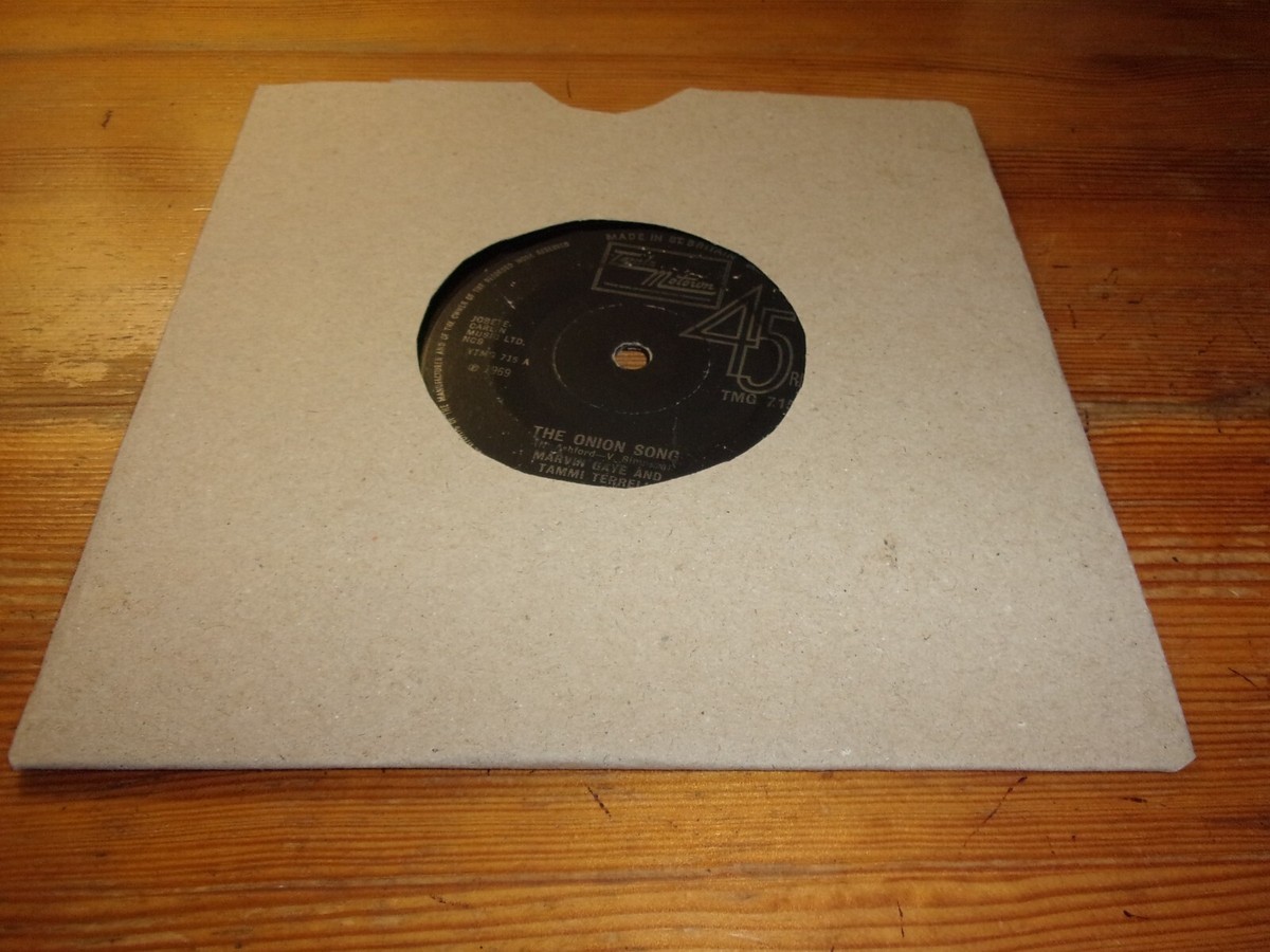 Marvin Gaye & Tammi Terrell The Onion Song 1969 7” Tamla Motown