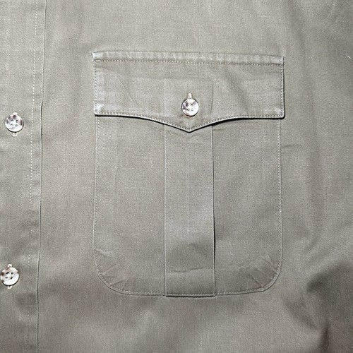 Allen & Solly Vintage Weathered Twill Long Sleeve Button Down - Large - Picture 6 of 8