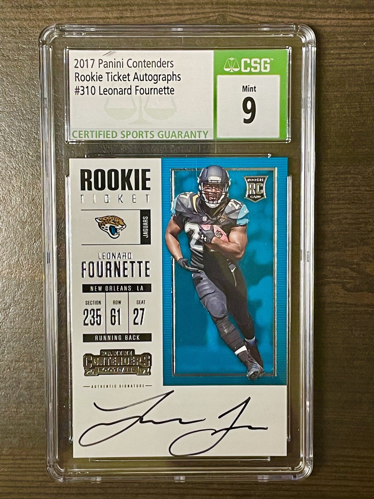 Leonard Fournette Panini Score Hype #10 Base