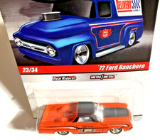 Hot Wheels ~ '72 FORD RANCHERO ~ 2010 ~ SLICK RIDES #23/34 ~ Real Riders ~ NEW